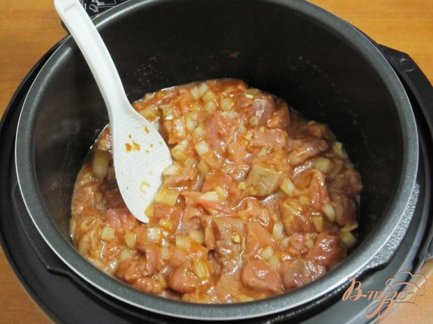Мясо в мультиварке пошагово с Мясо в мультиварке пошагово с
