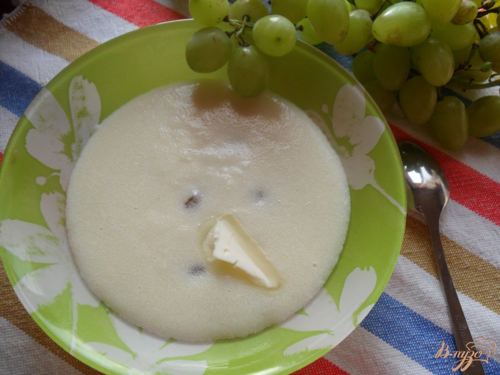 Манная каша с изюмом рецепт пошагово с Манная каша с изюмом рецепт пошагово с