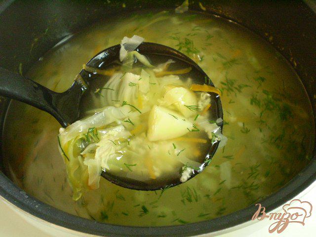 Фото приготовление рецепта: Постный капустняк в мультиварке шаг №7