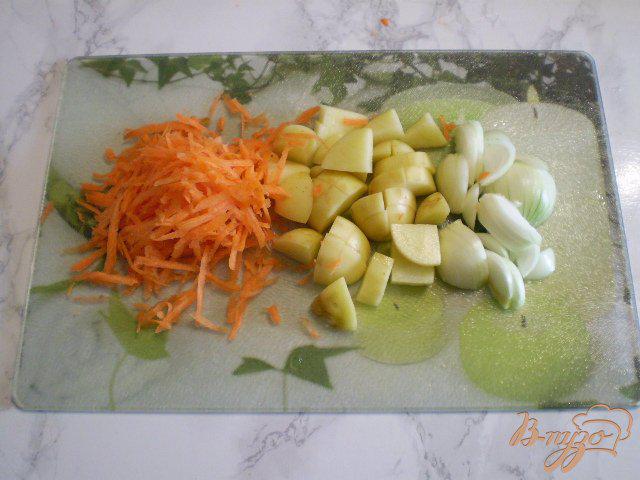 Фото приготовление рецепта: Постный капустняк в мультиварке шаг №2