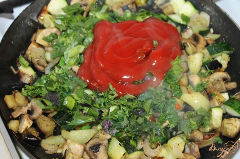 Фото приготовление рецепта: Тушенный овощной рататуй шаг №6