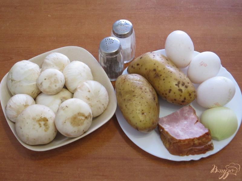 Фото приготовление рецепта: Тортилья с грибами и картофелем шаг №1
