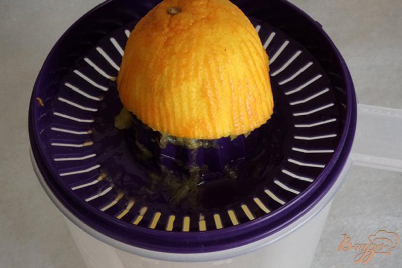 Фото приготовление рецепта: Куриные грудки в апельсиновом соусе+салат из капусты шаг №9