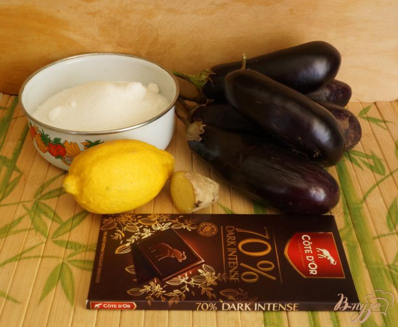 Фото приготовление рецепта: Конфитюр из баклажана с шоколадом шаг №1