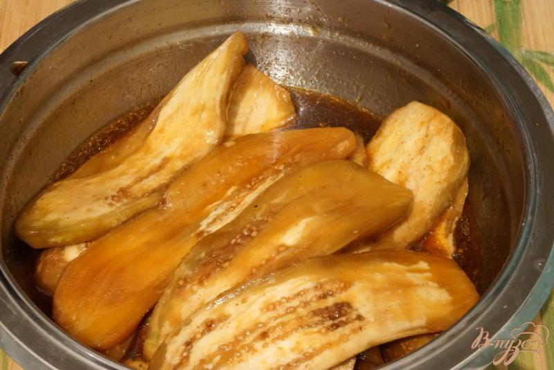 Фото приготовление рецепта: Вяленые баклажаны в сушилке+кабачки шаг №7