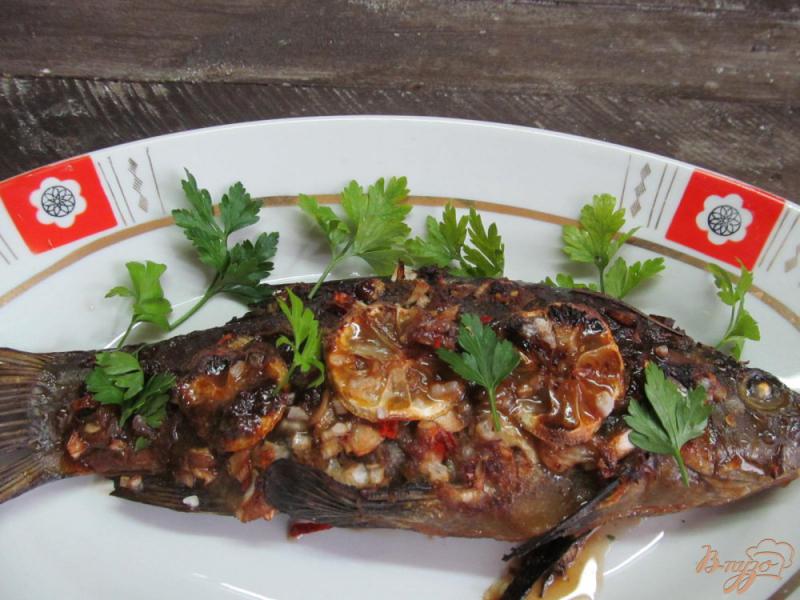 Фото приготовление рецепта: Рыба в тайском маринаде шаг №6