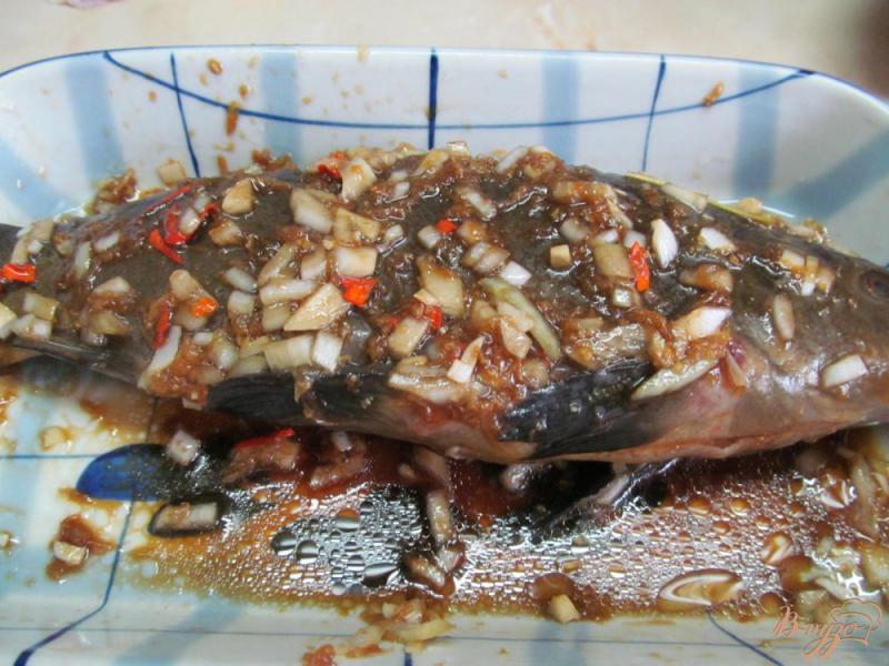 Фото приготовление рецепта: Рыба в тайском маринаде шаг №4