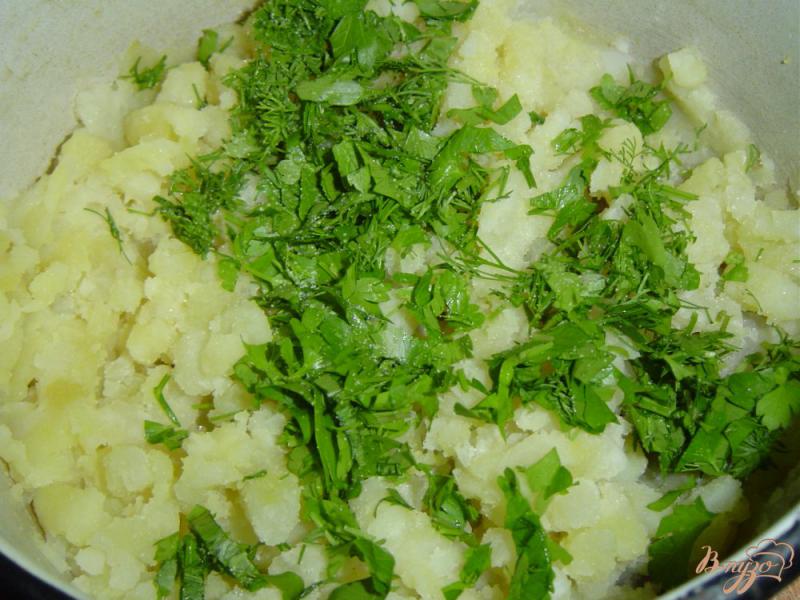Фото приготовление рецепта: Картофельные биточки с сыром и зеленью шаг №1