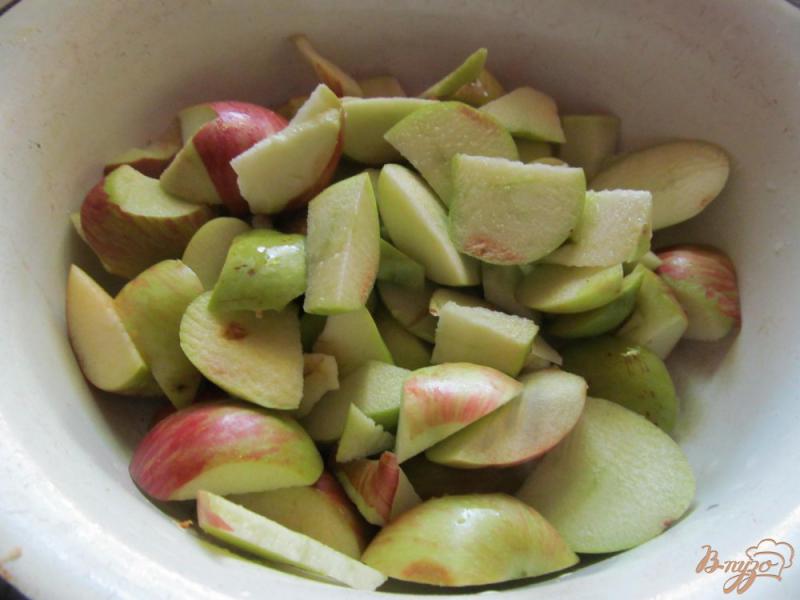 Фото приготовление рецепта: Конфитюр из яблок с добавлением груши и слив шаг №1