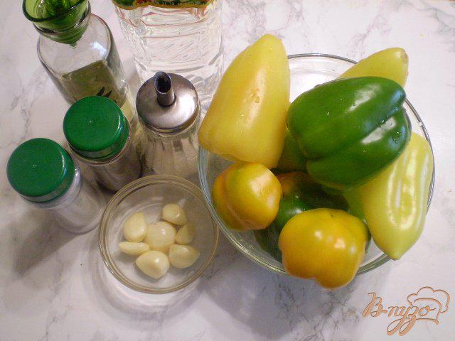 Фото приготовление рецепта: Болгарский перец в маринаде шаг №1