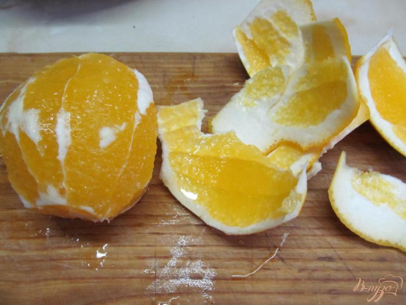 Фото приготовление рецепта: Конфитюр из дыни с апельсином шаг №2