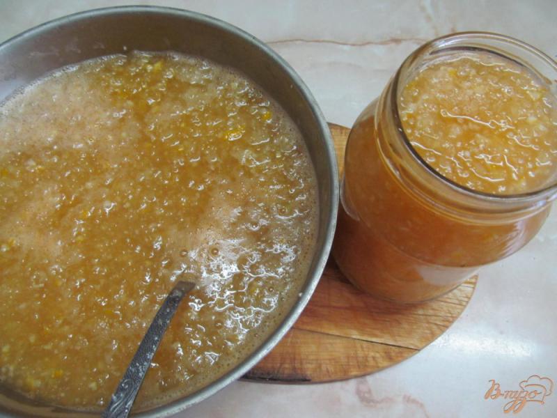 Фото приготовление рецепта: Конфитюр из корок апельсина и арбуза шаг №7