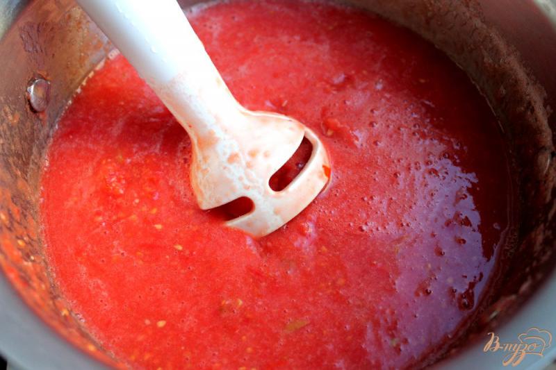 Фото приготовление рецепта: Сладкий кетчуп замороженный на зиму шаг №3