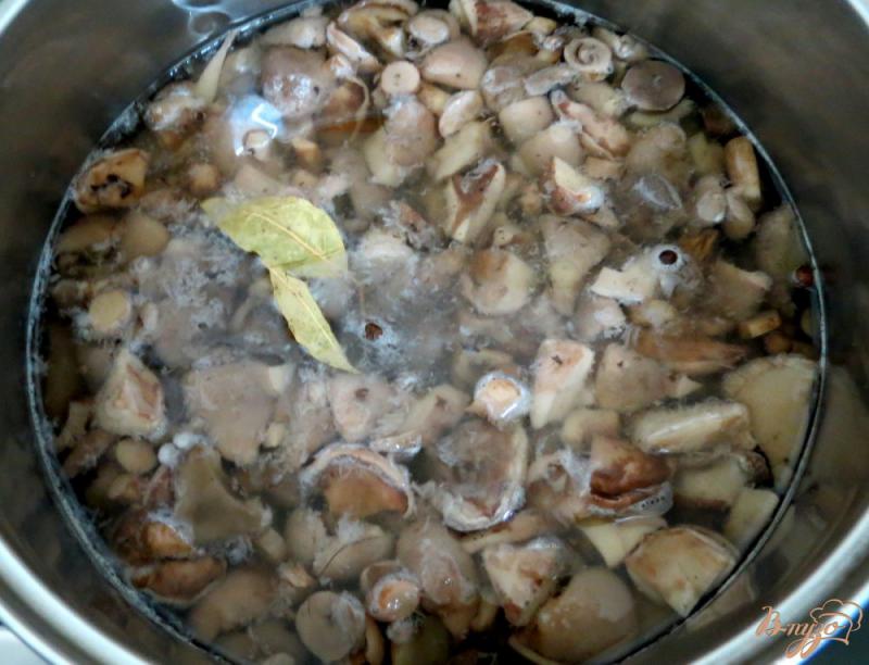 Фото приготовление рецепта: Заготовка грибов на зиму шаг №5