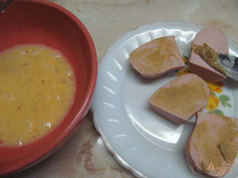 Фото приготовление рецепта: Картофельные зразы с сарделькой шаг №4