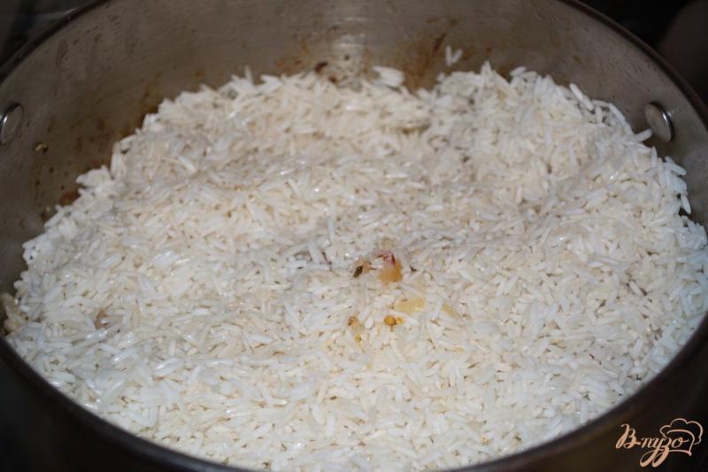 Фото приготовление рецепта: Индейка с рисом шаг №5