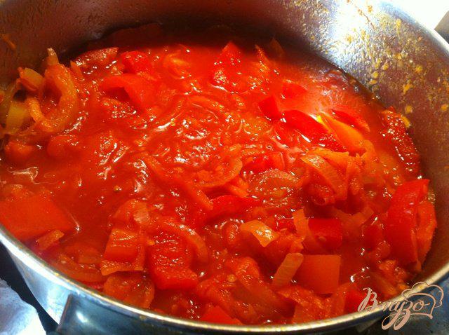 Фото приготовление рецепта: Лечо с морковью  из Будапешта шаг №8