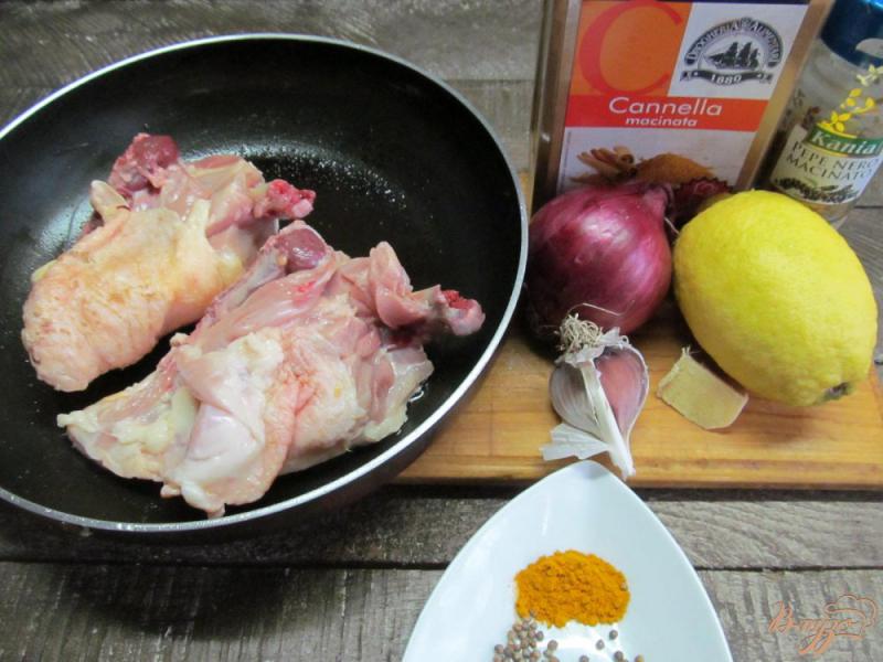 Фото приготовление рецепта: Тажин из курицы по-мароккански шаг №1
