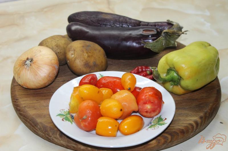 Фото приготовление рецепта: Жаренный овощной рататуй шаг №1