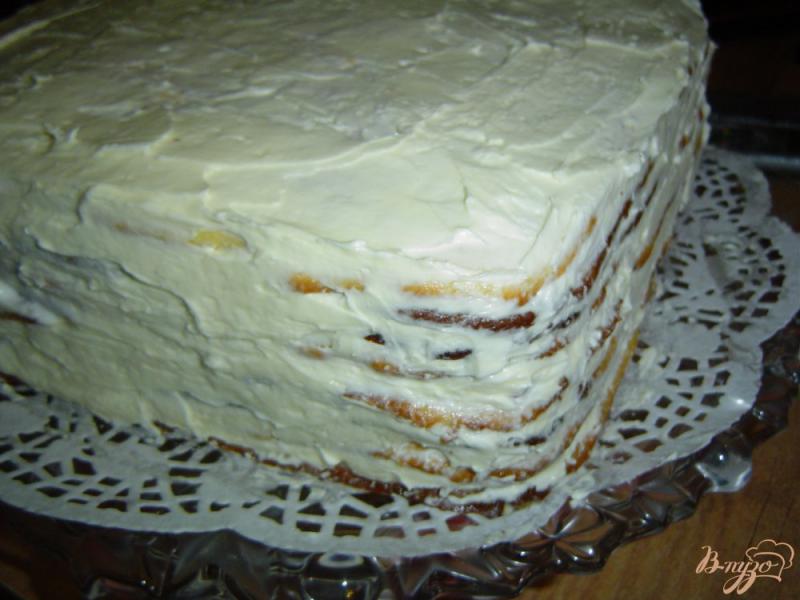 Фото приготовление рецепта: Торт «Ягодная нежность» шаг №6