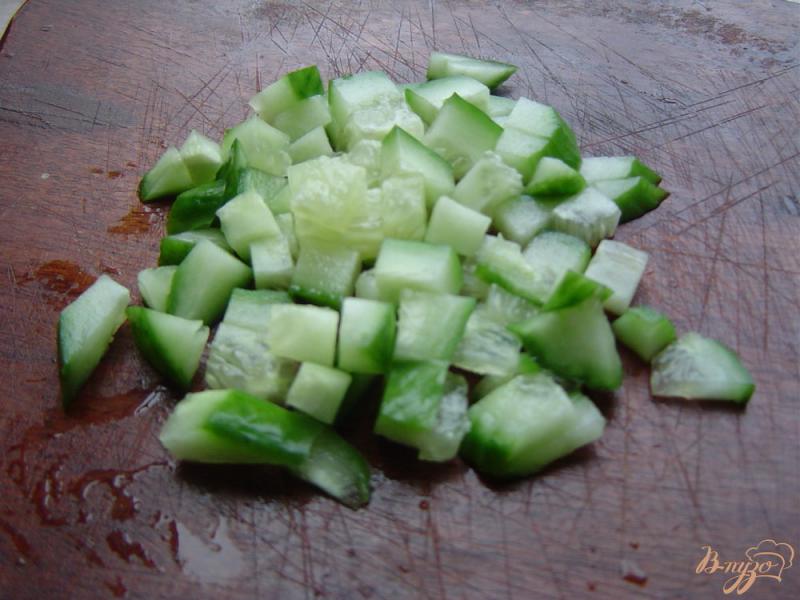 Фото приготовление рецепта: Овощной салат с тунцом шаг №1
