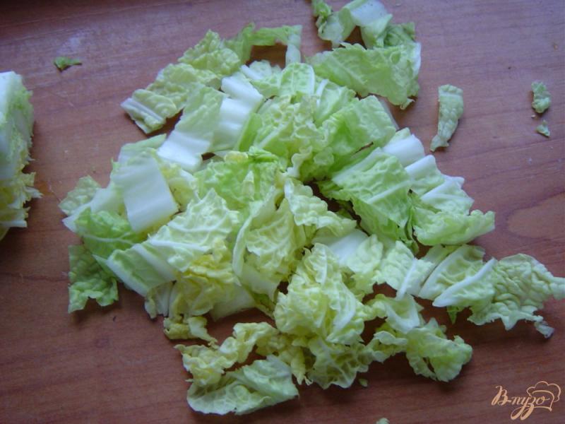 Фото приготовление рецепта: Овощной салат с тунцом шаг №2