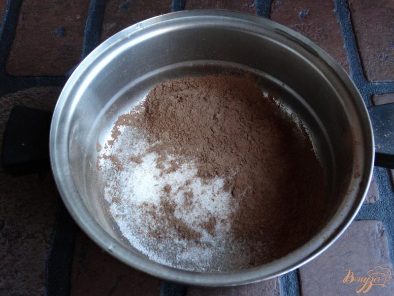 Фото приготовление рецепта: Глазурь с какао шаг №1