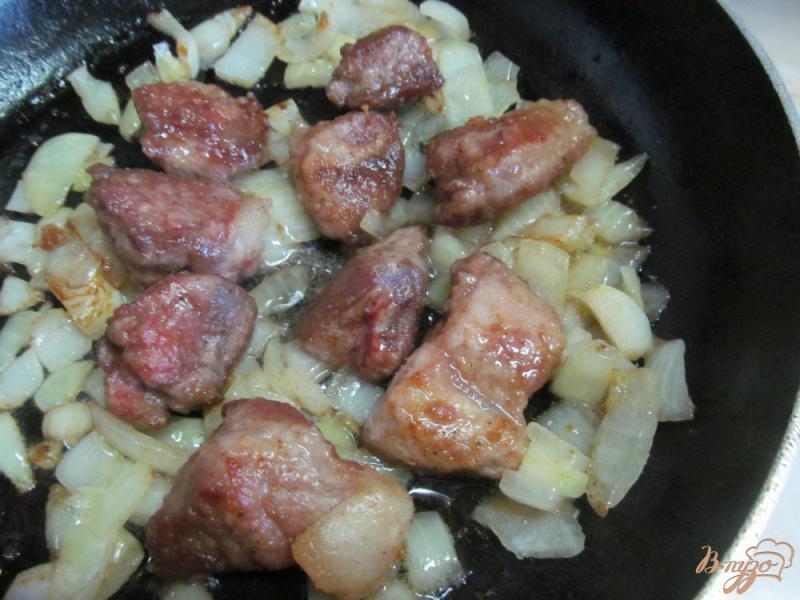 Фото приготовление рецепта: Рагу из свинины с овощами шаг №6