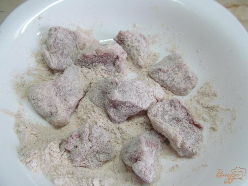 Фото приготовление рецепта: Рагу из свинины с овощами шаг №3