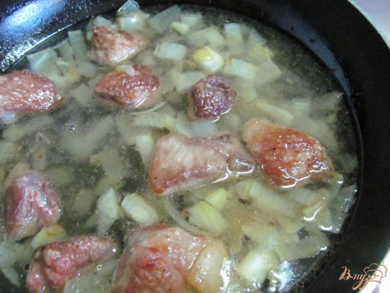 Фото приготовление рецепта: Рагу из свинины с овощами шаг №7