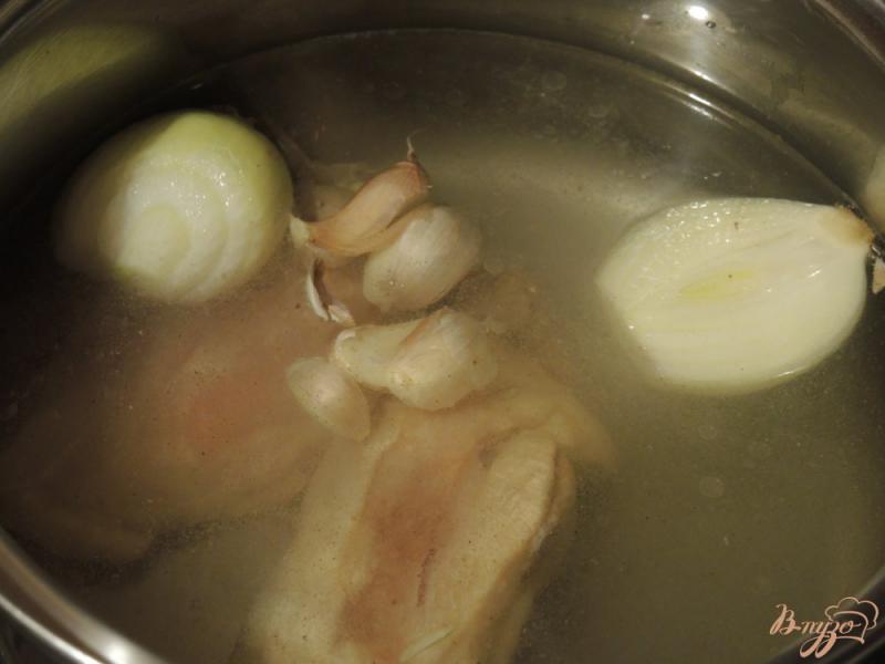 Фото приготовление рецепта: Китайский суп Три свежести шаг №1