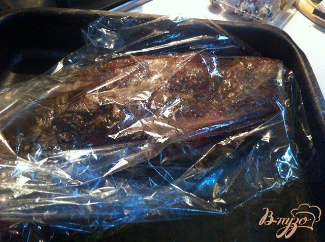 Фото приготовление рецепта: Буженина из свинины, запеченной в рукаве шаг №6