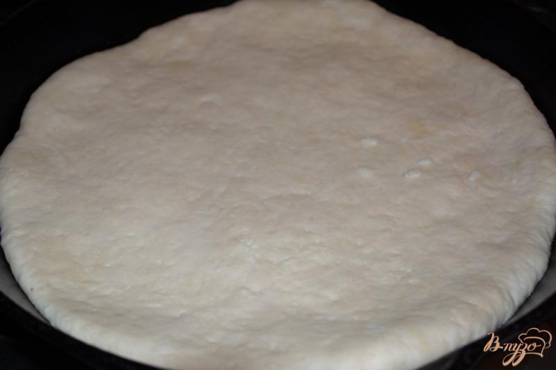Фото приготовление рецепта: Восточные сырные лепешки быстрым способом ( Хачапури) шаг №11