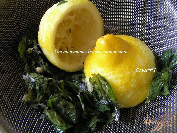 Фото приготовление рецепта: Мятный лимонад шаг №3