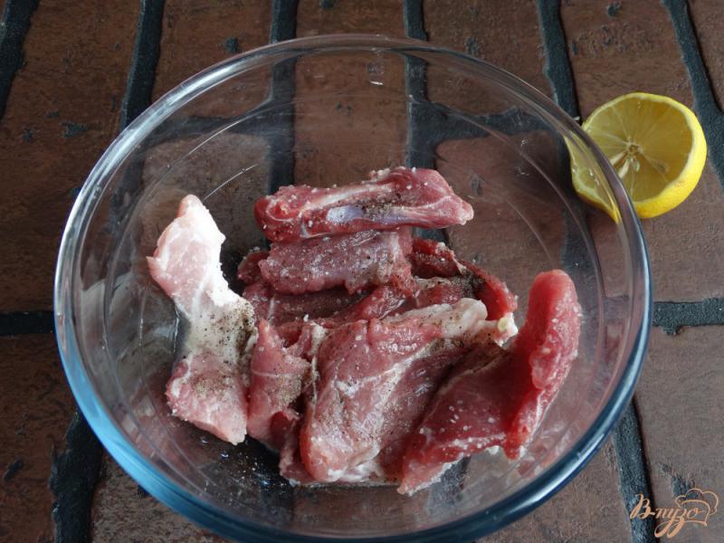 Фото приготовление рецепта: Мясо по-французски со сметанно-горчичным соусом шаг №1