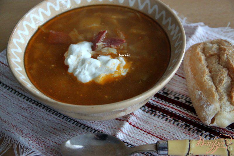Фото приготовление рецепта: Суп с капустой по-старочешски шаг №8
