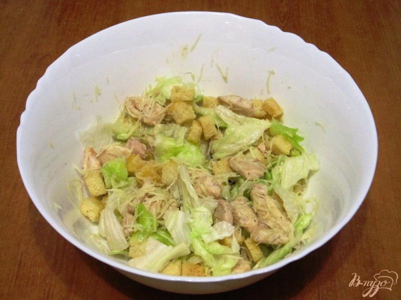 Фото приготовление рецепта: Итальянский салат «Цезарь» шаг №11