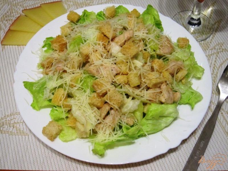 Фото приготовление рецепта: Итальянский салат «Цезарь» шаг №13
