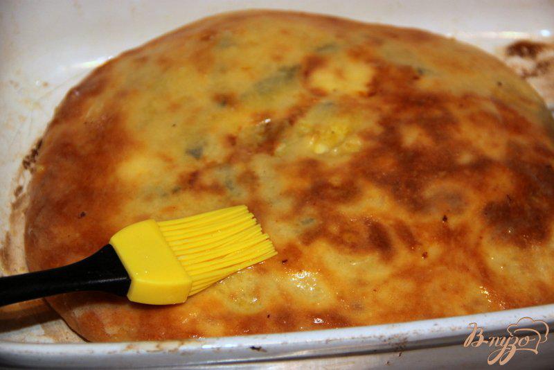Фото приготовление рецепта: Осетинские пироги «Картофджин с брынзой» шаг №10
