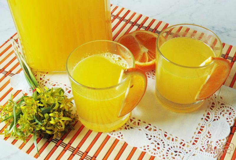 Фото приготовление рецепта: Лимонад из апельсина шаг №7