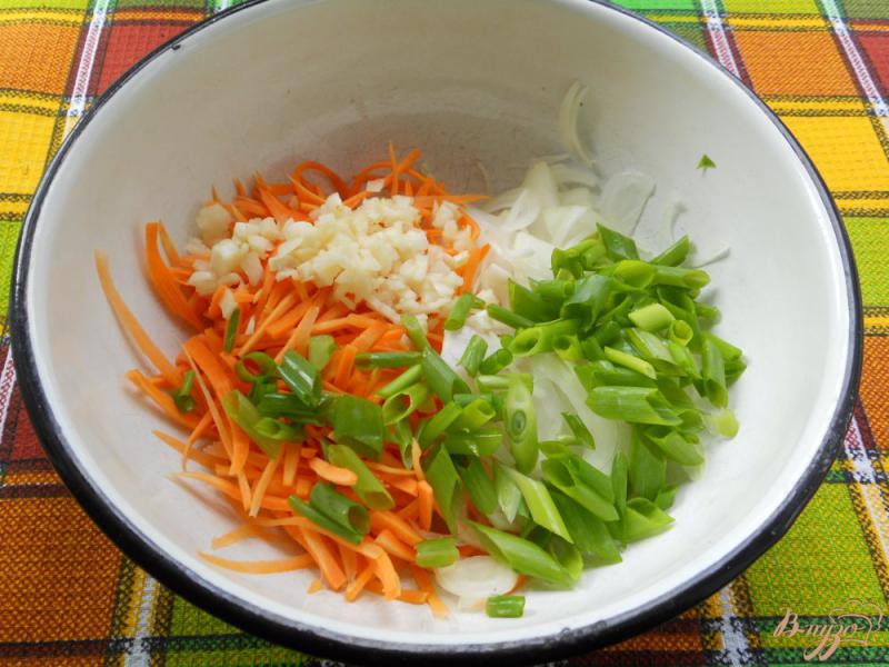 Фото приготовление рецепта: Кимчи из свежих огурцов шаг №4