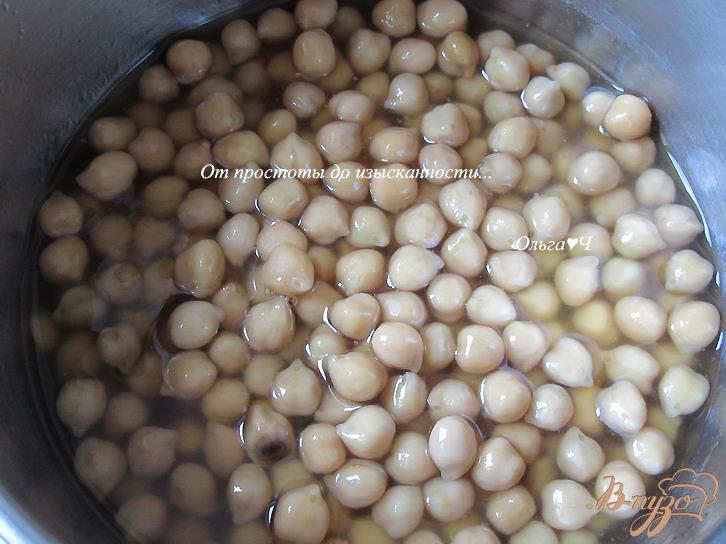 Фото приготовление рецепта: Хумус с зеленью (без масла) шаг №1