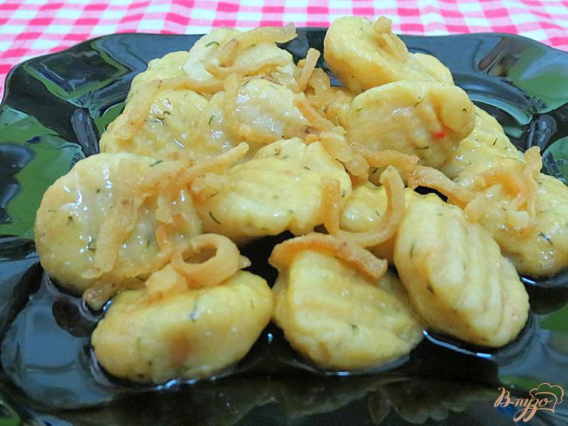 Фото приготовление рецепта: Картофельные галушки по-закарпатски шаг №8