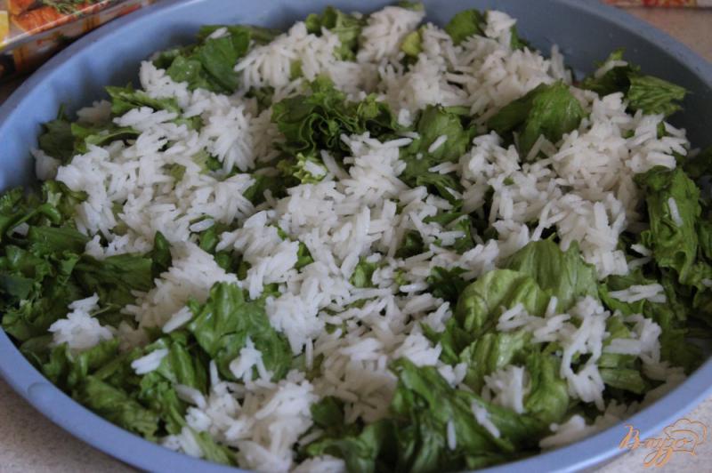 Фото приготовление рецепта: Салат с сардинами и рисом шаг №2