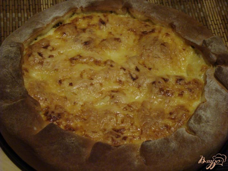 Фото приготовление рецепта: Пирог с грибами и картофелем шаг №15
