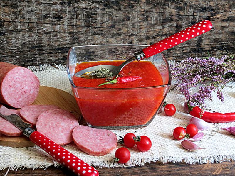 Фото приготовление рецепта: Томатный соус средиземноморский шаг №10