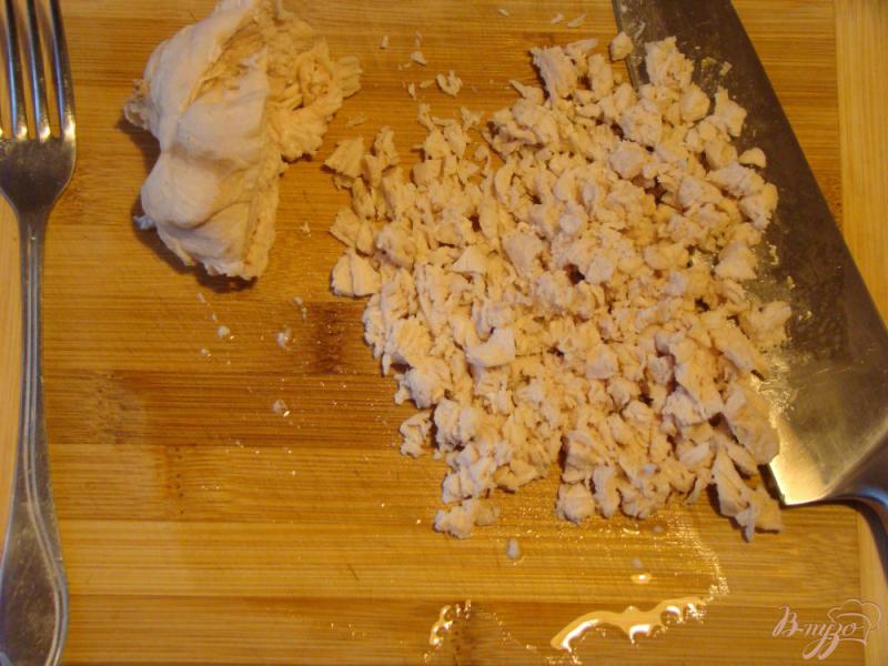 Фото приготовление рецепта: «Чебуреки» из кабачков с курицей шаг №3