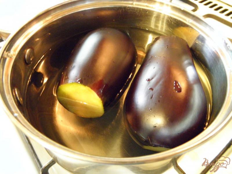 Фото приготовление рецепта: Маринованные баклажаны без уксуса шаг №2