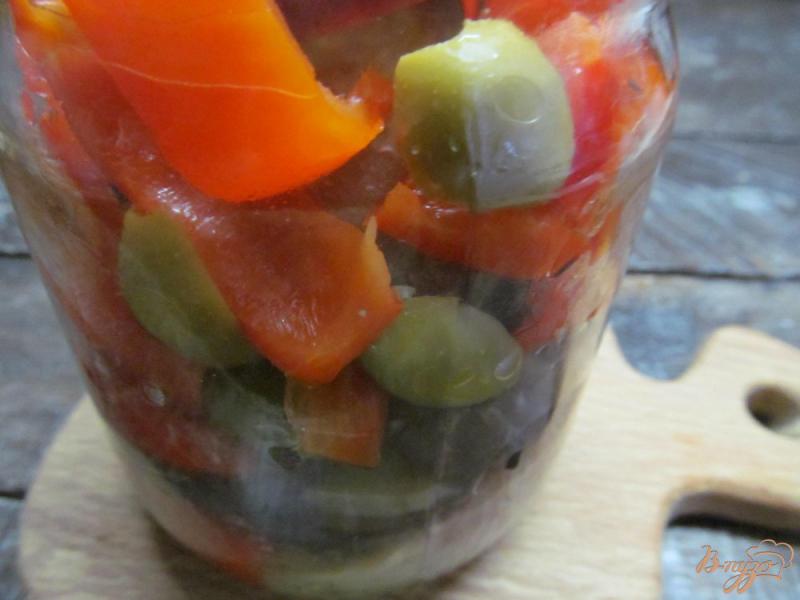 Фото приготовление рецепта: Салат из овощей по итальянски шаг №5