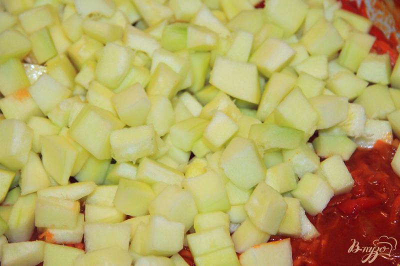 Фото приготовление рецепта: Салат из кабачков на зиму « Анкл Бенс » шаг №3